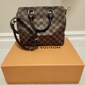 LV Speedy Bandoulière 25 (Damier Ebene)
